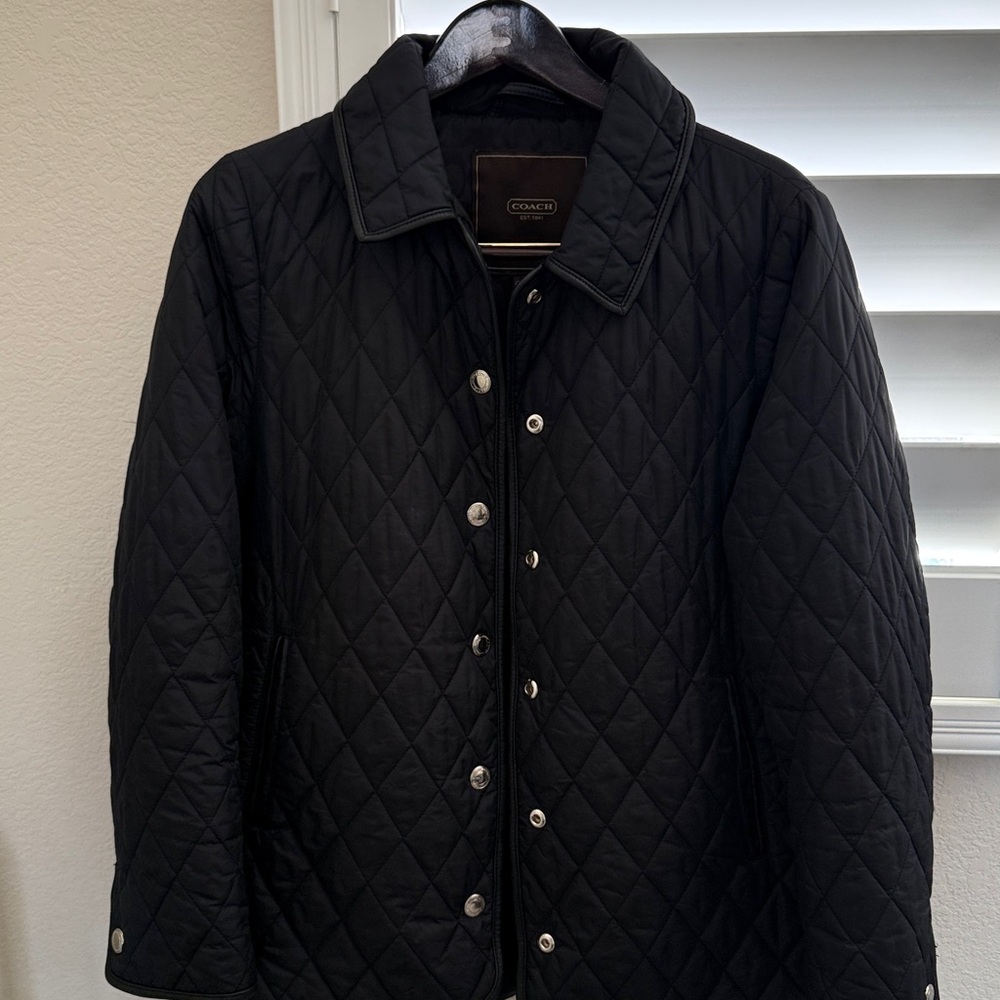 Women’s Coach quilted jacket - Size large